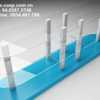 Thiết kế thi công cửa hàng thời trang trẻ em Blue Kid